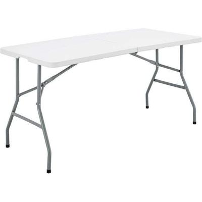 Klaptafel - 150 cm - 6 personen - Poedercoating in stalen buizen Klaptafel - 150 cm - 6 personen - Poedercoating in stalen buizen