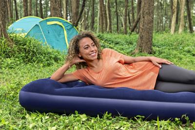 Bestway Junior Eenpersoonsmatras met Voetpomp 185x76x28 cm Luchtbed en Kamperen 67223 - thumbnail