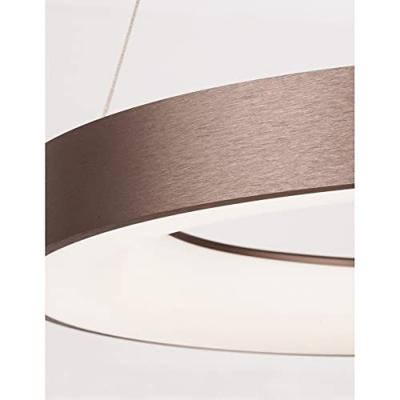 Lyora HanglampRando Thin koffie bruin Ø 60cm - 9453455