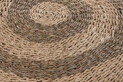 Tapijt DKD Home Decor Beige Bruin (150 x 1 x 150 cm)