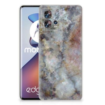 Motorola Edge 30 Fusion | TPU | Siliconen hoesje | Marmer Grijs Motorola Edge 30 Fusion | TPU | Siliconen hoesje | Marmer Grijs