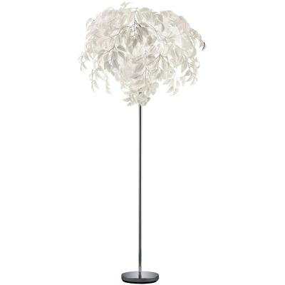 LED Vloerlamp 3-Lichts E14 Glans Chroom Aluminium