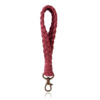 Macramé Polsband met Gesp - Rood - thumbnail