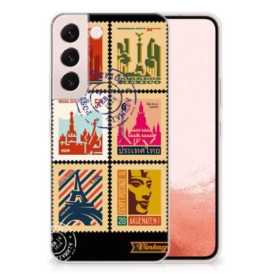 Samsung Galaxy S22 | Silliconen Back Cover | Postzegels Samsung Galaxy S22 | Silliconen Back Cover | Postzegels