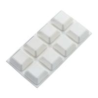 Deltafix plakbuffertjes - zelfklevend - 8-delig - wit - thumbnail