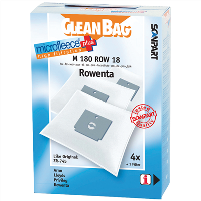 Scanpart Microfleece+ Stofzak Rowenta Dymbo Zr745