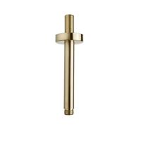 Wiesbaden Caral douchearm met plafondbevestiging 15 cm geborsteld messing - thumbnail