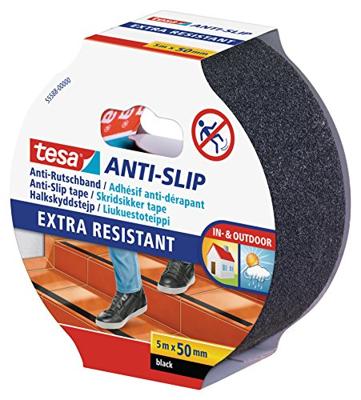 tesa EXTRA RESISTANT 55588-00000-11 Anti-sliptape Zwart (l x b) 5 m x 50 mm 1 stuk(s)