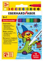 Eberhard Faber EF-551010 Viltstift Magic Marker 9 Kleuren En 1 Tovermarker - thumbnail