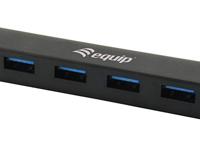 Equip USB-Hub USB-C (USB 3.2 Gen 2) multiport hub 4 poorten Zwart - thumbnail