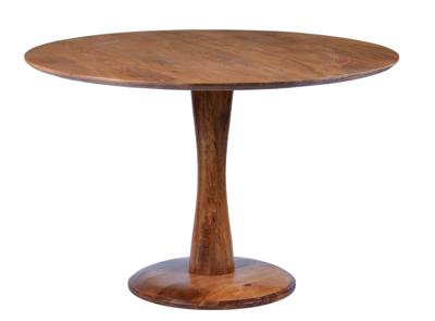 Brix Ronde Eettafel 'Vivian' 120cm, kleur Bruin Brix Ronde Eettafel 'Vivian' 120cm, kleur Bruin