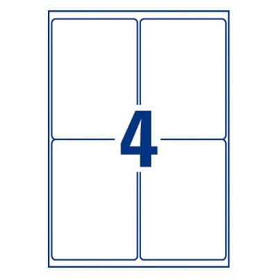 Etiket avery lr7169-100 99.1x139 recycled wt 400st Etiket avery lr7169-100 99.1x139 recycled wt 400st