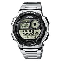Casio AE-1000WD-1AVEF Digitaal Acryl Zwart Grijs Zilverkleurig (Ø 45 mm) Heren horloge - thumbnail