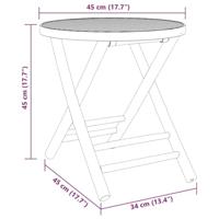 3-delige Bistroset bamboe - thumbnail