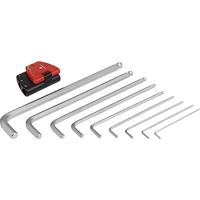 TOOLCRAFT Inbus Haakse schroevendraaierset 1.5 mm, 2 mm, 2.5 mm, 3 mm, 4 mm, 5 mm, 6 mm, 8 mm, 10 mm 9-delig - thumbnail