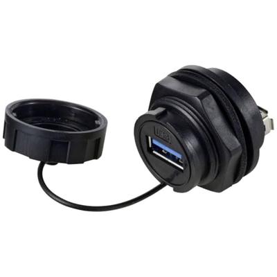 TRU COMPONENTS TC-12770416 USB 3.0 inbouw doorvoer 1 stuk(s)