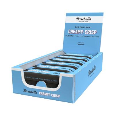 Barebells reep Original Creamy Crisp, 55 g, pak van 12 stuks