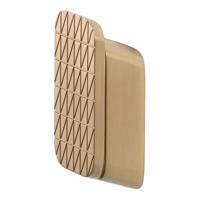 Handdoekhaak Medium Geesa Shift met Driehoekpatroon Geborsteld Goud Geesa - thumbnail