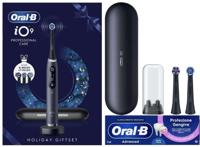 Connected elektrische tandenborstel - ORAL-B - 0RA8006530069199 - iO 9 XMAS Edition - Zwart - Oscillerende-roterende beweging - thumbnail