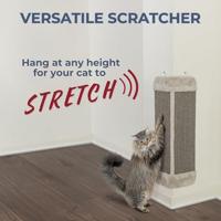 Tapijt Trixie Grijs Lichtgrijs Polyester Sisal 32 × 60 cm - thumbnail