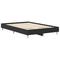Bedframe zonder matras 120x190 cm spaanplaat zwart - thumbnail
