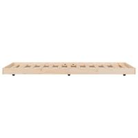 Bedframe zonder matras massief grenenhout 75x190 cm - thumbnail