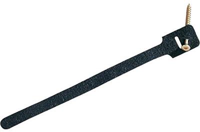 FASTECH® 894-008 Klittenband kabelbinder Om te schroeven Haak- en lusdeel (l x b) 225 mm x 13 mm Zwart 10 stuk(s)