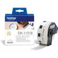 Brother DK-11218 voorgestanst rond label - papier printlint - thumbnail