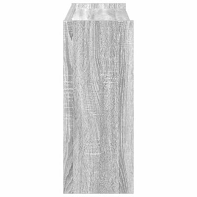 VidaXL Schoenenrek 80x25x62 cm bewerkt hout grijs sonoma eikenkleur