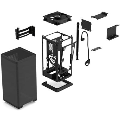 Fractal Design FD-C-MOD1N-02 Mini-tower PC-behuizing Zwart Stoffilter