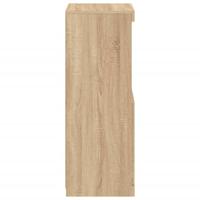 Dressoir met LED-verlichting 41x37x100 cm sonoma eikenkleurig - thumbnail