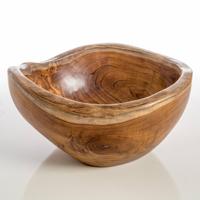 Waskom Cipi Sarong 35x35x18 cm Teak Wood Bruin Cipi - thumbnail