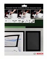 Bosch Accessoires Handschuurpapier SiC watervast | Steen/Lak | K600 | 4-delig - 2609256C46 - thumbnail