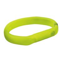 TRIXIE HALSBAND HOND FLASH LICHTHALSBAND USB SILICONE GROEN 70X1,8 CM 2 ST - thumbnail