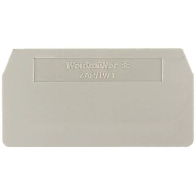 Weidmüller 7907370000-1 Afsluitplaat Geschikt voor: ZDU, ZPE 6 Beige 1 stuk(s)