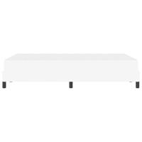 Bed met matras Zuiverwit 120 x 200 cm Kunstleer - thumbnail