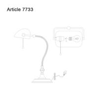 Steinhauer BankierslampCalais - 7733BR - thumbnail