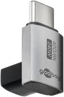 Enzo Goobay usb-c adapter | male/female | verticaal | kort | 90 graden adapter - 9550433 - thumbnail