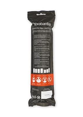 Brabantia Type D PerfectFit Jaarverpakking Afvalzak 15-20 Liter - 120 Stuks