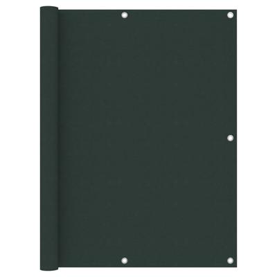 Balkonscherm 120x600 cm oxford stof donkergroen