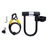 Dunlop Fietsslot - U-Slot met Kabel en Houder - thumbnail