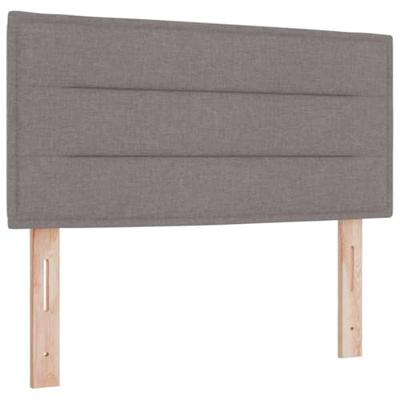 Boxspringbed met matras met matras Taupe 80 x 200 cm Stof