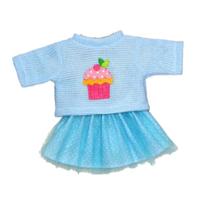 Heless poppenkleren voor een pop van 28 35 cm blauw - thumbnail