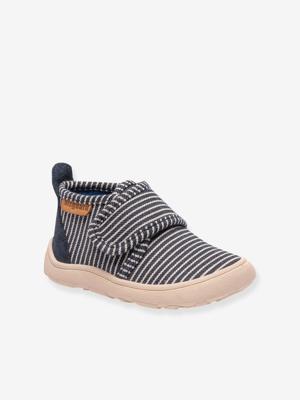 Blotevoetenschoenen voor kinderen BAREFOOT BASIC BISGAARD marineblauw, gestreept