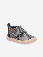 Blotevoetenschoenen voor kinderen BAREFOOT BASIC BISGAARD marineblauw, gestreept - thumbnail