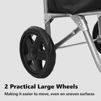 VidaXL Winkel trolley zwart 35 x 28 x 92 cm oxford stof - thumbnail