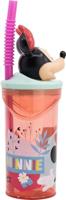 Beker met Rietje Minnie Mouse CZ11337 Roze 360 ml 3D - thumbnail