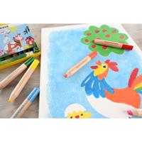 Eberhard Faber EF-518912 Kleurpotlood 3in1 12 Stuks Extra Dikke Kern 10mm - thumbnail