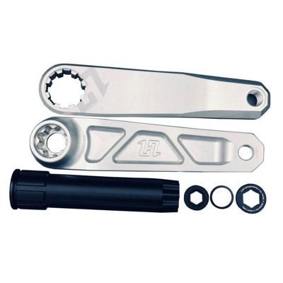 HXR COMPONENTS Hxr easy shift crankset dh - 170mm - raw