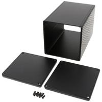 Hammond Electronics 1455NS1602BK Universele behuizing 160 x 103 x 103 Aluminium Geëxtrudeerd Zwart 1 stuk(s) - thumbnail